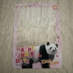 シャオシャオ⭐︎ハッピーパンダフル　クリアカード