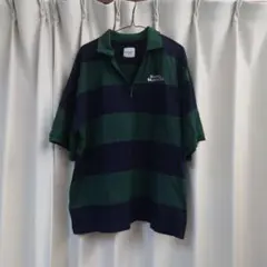 ヘビーウエイトハーフジップ Tシャツ 男女兼用 Lサイズ オーバーサイズ