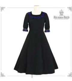 モワティエ 修道女 ミニワンピース moitie 黒青 シスター 13号 モワティエ 修道女 ミニワンピース moitie 黒青 シスター 13号