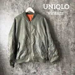 ⭐︎249 希少✨オールドユニクロ　ヴィンテージ　MA-1 ジャケット　中綿