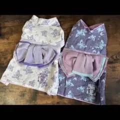 お値下げ　犬服　ANNA SUI 蝶デザイン浴衣２着セット　サイズ２Lのサムネイル