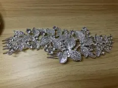 花と葉のヘッドドレス ウエディング✩.*˚