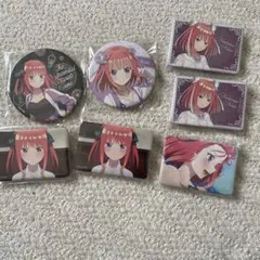 五等分の花嫁 中野二乃 缶バッジ6個セット
