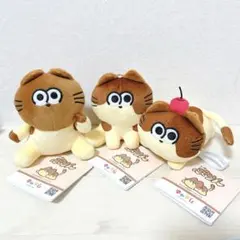 子猫のぷりん　マスコット　全３種セット