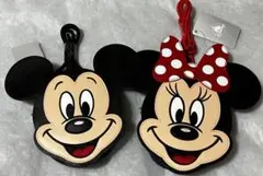 ディズニーストア　ミッキー　ミニー　フェイスデザイン ポシェット　コインケース
