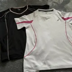 レディース　アシックス　スポーツウェア　2枚セット　サイズL