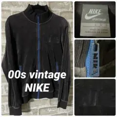 ビンテージ 00s NIKE メンズL ジャージ　ベロア　パイル　ゴツナイキ