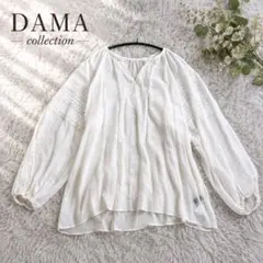 新品 タグ付✨ヤマダヤ❤️Ample オリジナル レース キーネック 