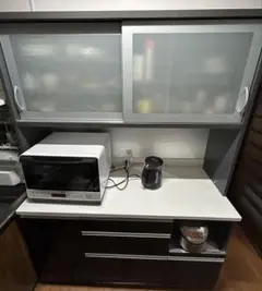 【埼玉南西部 引取り限定】食器棚 高橋木工所（ニトリ？）