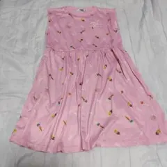 X-girl　アイスクリーム柄ワンピース　140