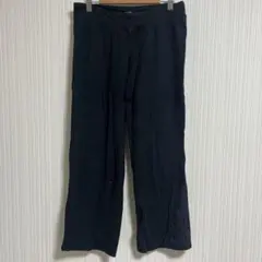 チャンピオン パンツ ワイド 無地 S 黒 綿 スポーツ ルーム シンプル