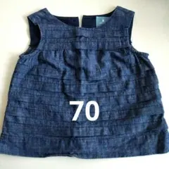 babyGap デニム風ワンピース 70