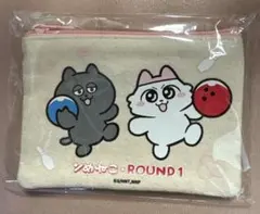 ンめねこ ラウンドワン 限定 フラットポーチ