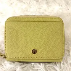 バルコス 二つ折り 財布 イエロー 蛇腹式 ポンテピッコラ