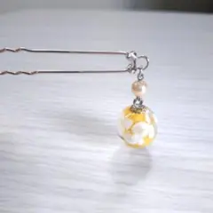 【可愛い♡】トンボ玉　かんざし