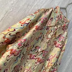 ブラウス 長袖 カラフル