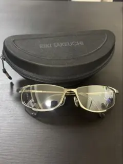 竹内力　RIKI TAKEUCHI メタルフレーム サングラス ケース付き RIKI TAKEUCHI 竹内力 サングラス RT6 ミナミの帝王 ケース付