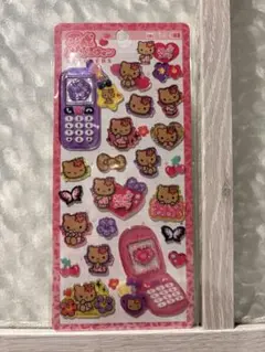サンリオ ハローキティ シール 平成はっぴーフォン 日焼けキティ