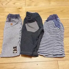 DOUBLE.B スト70センチ80センチまとめ売り半ズボン3点セット