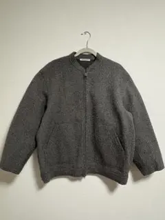 BEAUTY&YOUTH グレー フリースジャケット