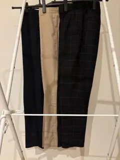 【Chaton様専用】ユニクロ　スマートアンクルパンツ３着