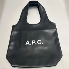 希少限定品2018aw APC ボストンバック ボウリングバッグ トート レザー