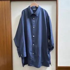 GU シャツコート XL ブルー系