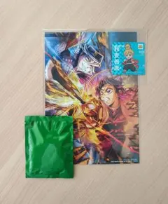 【即日匿名発送】コジマ×鬼滅の刃 缶バッジ シール 映画入場者特典 セット売り