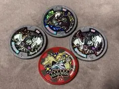 妖怪ウォッチ　妖怪メダル　影オロチ　オロチ　ヒカリオロチ　4枚セット