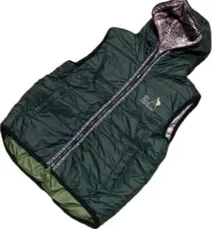 美品 go slow caravan ダウンベスト リバーシブル 総柄 刺繍 3