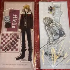 デスノート デスノート展メロ ニア L アクリルブロック 色紙 アクリルスタンド デスノート デスノート展 メロ ニア アクリルブロック アクリル