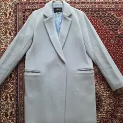 INDIVI チェスターコート ライトブルー 38