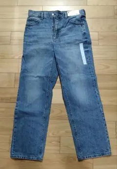GU ハイウエストストレートジーンズ Lサイズ