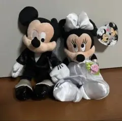 ミッキーミニー　ぬいぐるみ　ウエディング
