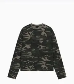 国内入手困難‼️AAKAMカモフラージュ 長袖カットソー