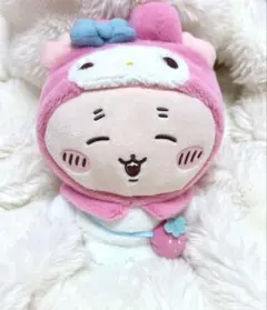 ちいかわ× サンリオコラボ ぬいぐるみ 古本屋カニちゃん× マイメロディ