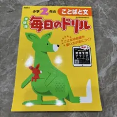 【11ページまで記入あり】毎日のドリル 小学2年のことばと文