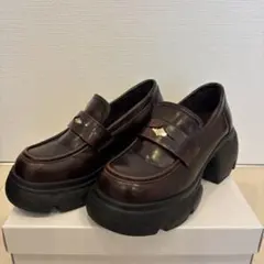 NICE CLAUP 【2way仕様】トリプルソールローファー ブラック - メルカリ