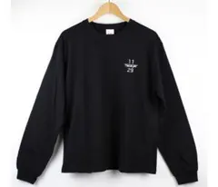 ノースフェイス ロンTシャツ 長袖 ブラック メンズL 希少デザイン 良品 
