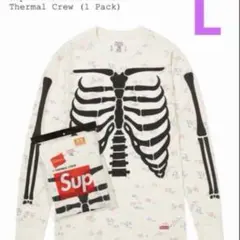 ま*な様 希少 L Supreme x Hanes Bones Thermal