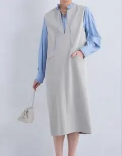 ユナイテッドアローズ　オケージョン　ジャンパースカート　ワンピース