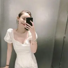 春と夏のビーチスカートの女性のレースのスプリットカラー