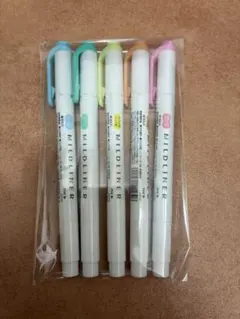 ZEBRA MILDLINER 5色セット マイルドライナーのサムネイル