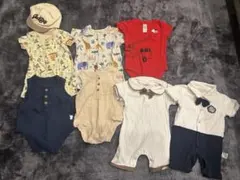 男の子ロンパース・カバーオールセット