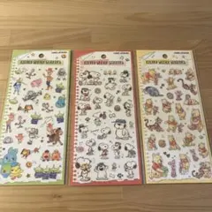 【国内正規品】フラッフィー スケッチ ステッカーズ　3枚セット