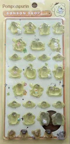 【新品】ボンボンドロップシール　ポムポムプリンサンリオ　ぷくぷくシール　シール帳