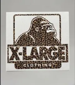 X-LARGE アイロンプリントシート レオパード柄 大