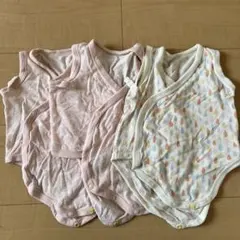 UNIQLO 前びらき肌着 3枚セット 60cm