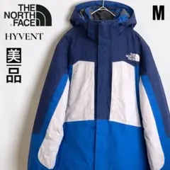 【美品】　US規格　ノースフェイス　マウンテンパーカー　刺繍ロゴ　ハイベント　M