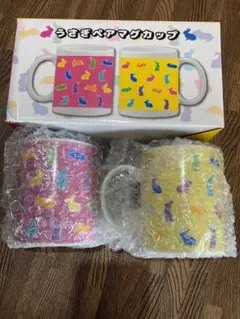 新品！ウサギデザインマグカップ2個セット